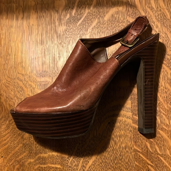 Aldo stocked heel rose, tan color, size 39 - Picture 12 of 13